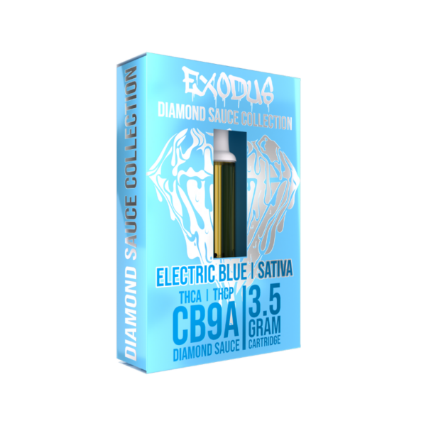 Electric Blue CBD9A + THCA Cartridge 35G