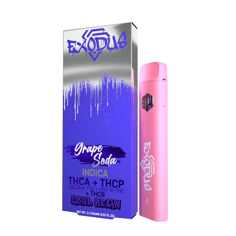 Grape Soda 2.2G disposable by Exodus