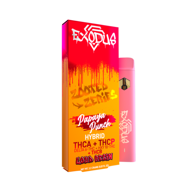 Zooted Papaya Punch 2.2G disposable by Exodus