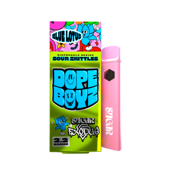 Sour Zkittles Dope Boyz Blue Lotus Disposable 2.2G