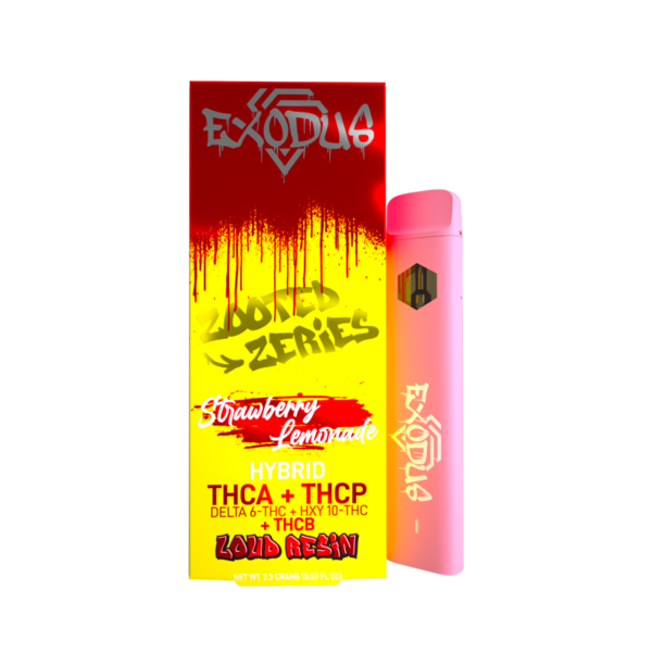 Strawberry Lemonade- Zooted Zeries 2.2G disposable by Exodus