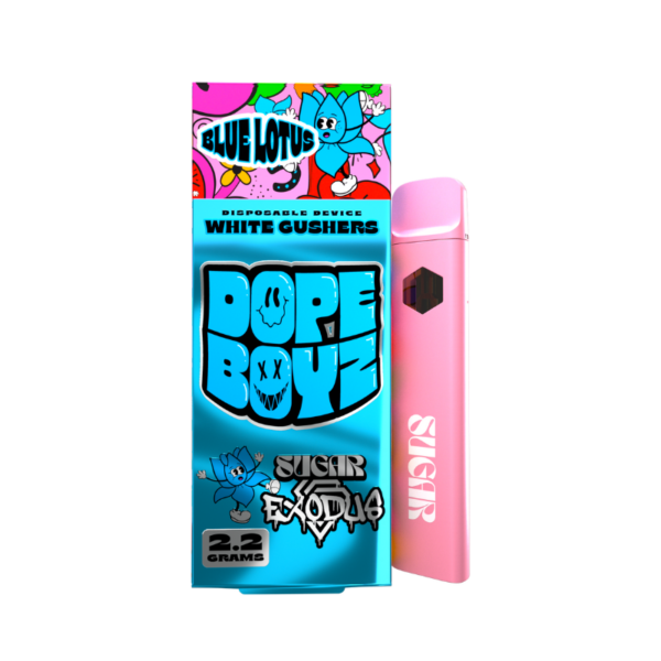 White Gushers Dope Boyz Blue Lotus Disposable 2.2G