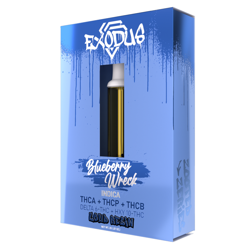 Blueberry Wreck 2G cartridge Zooted Zeries by exodus