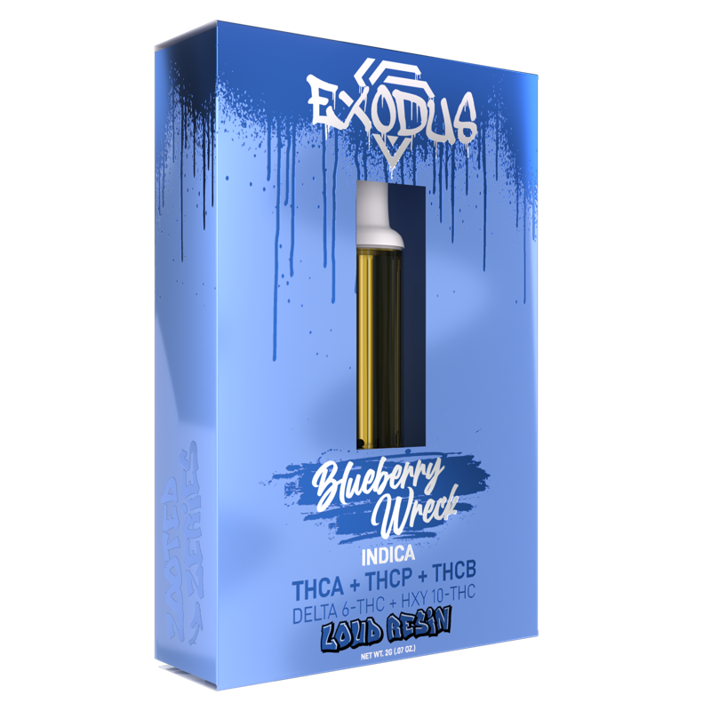 Blueberry Wreck Zooted Zeries- 2G cartridge