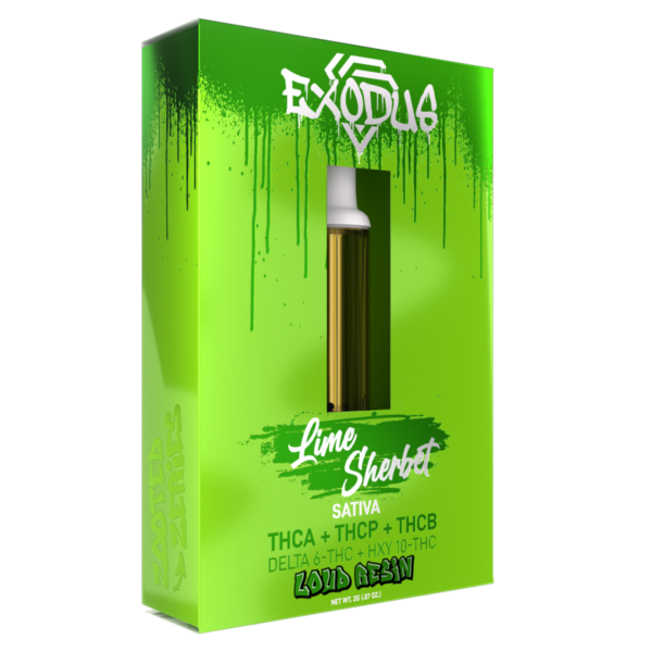 Zooted Zeries- Lime Sherbet 2G Cartridge by Exodus