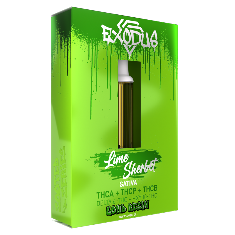 Zooted Zeries- Lime Sherbet 2G Cartridge by Exodus