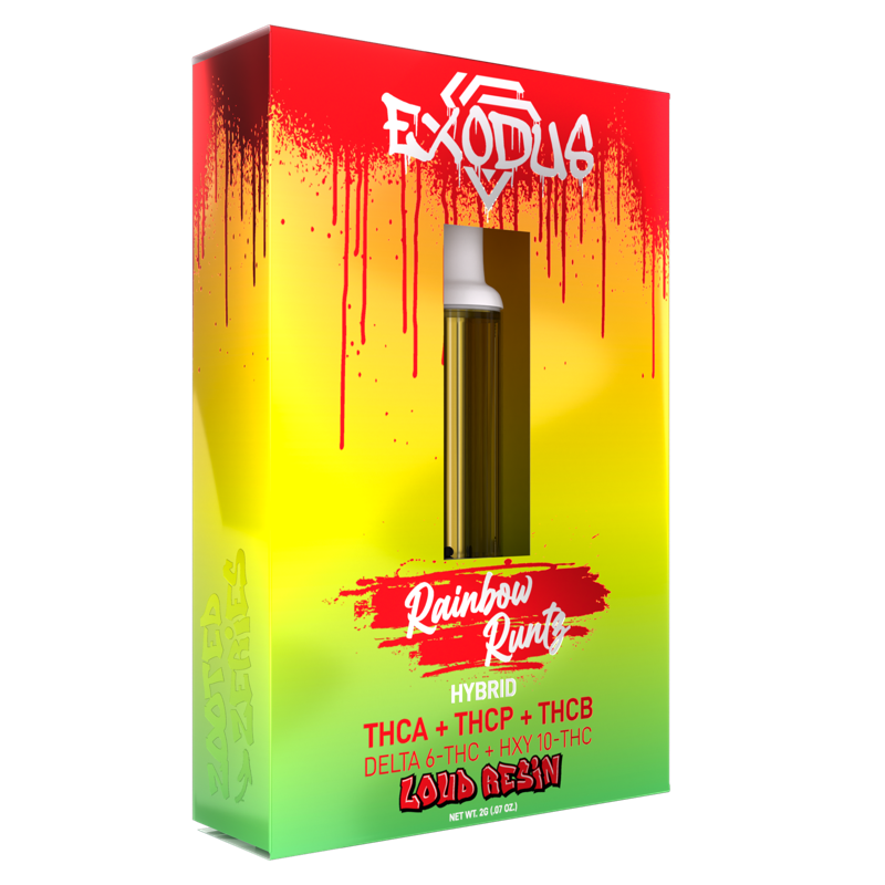 Rainbow Runtz 2G Cartridge by Exodus
