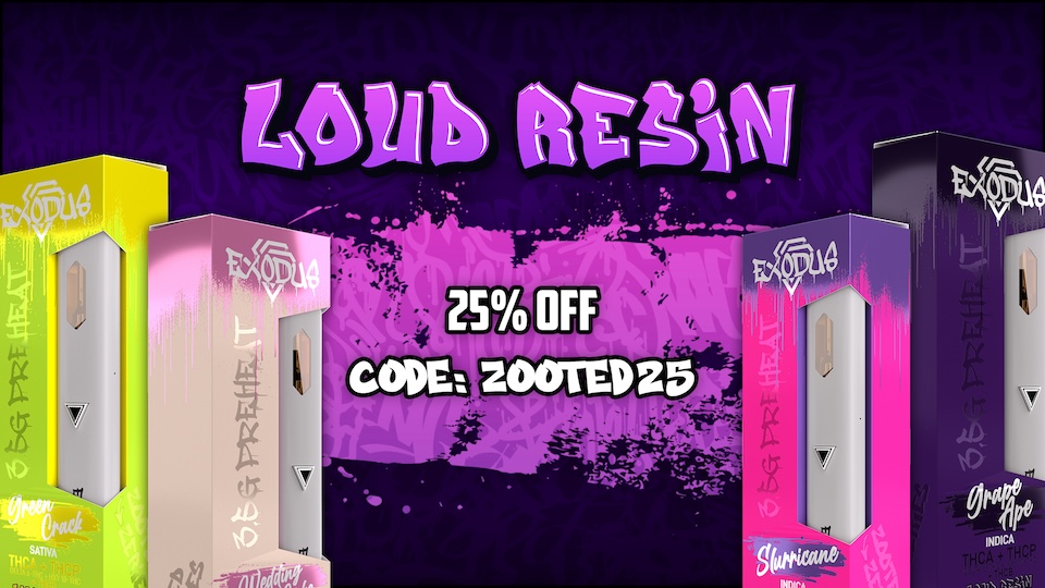loud resin products with 25% off