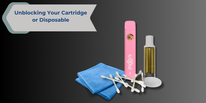 Unblocking your cartridge or disposable
