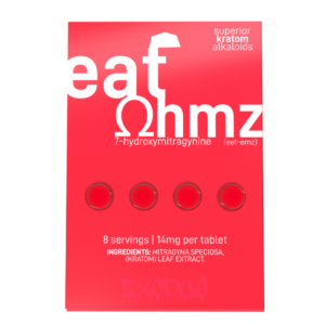 Eat Ohmz 7-Hydroxymitragynine Super Kratom Alkaloids